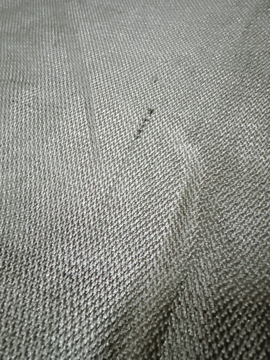 中古 カーテン 4枚セット 遮光カーテン おもり付き ブラック ブルー 無地 インテリア 特大 引取歓迎 茨城県常陸大宮市 0916あわ3 D2 120_画像2