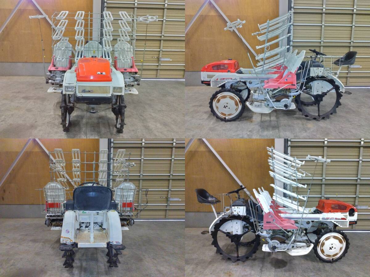 福島 みのる 田植機 RX-6 ６馬力 乗用 ポット式 ガソリンエンジン セルスタート 風(fēng)車マーカー ポット苗 店頭販売 農(nóng)機具市場 二本松 