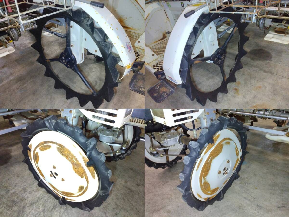 福島 みのる 田植機 RX-6 ６馬力 乗用 ポット式 ガソリンエンジン セルスタート 風(fēng)車マーカー ポット苗 店頭販売 農(nóng)機具市場 二本松 