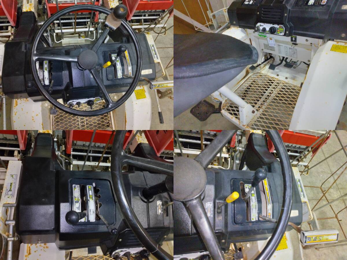 福島 みのる 田植機 RX-6 ６馬力 乗用 ポット式 ガソリンエンジン セルスタート 風(fēng)車マーカー ポット苗 店頭販売 農(nóng)機具市場 二本松 