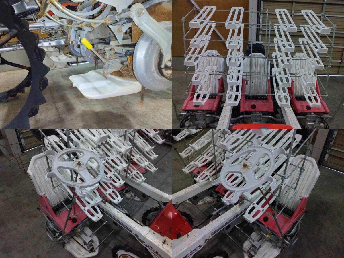 福島 みのる 田植機 RX-6 ６馬力 乗用 ポット式 ガソリンエンジン セルスタート 風(fēng)車マーカー ポット苗 店頭販売 農(nóng)機具市場 二本松 