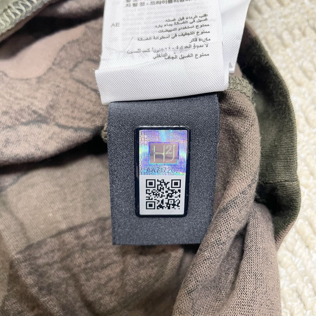 極美品ハイドロゲン 半袖Tシャツ カモフラ 迷彩 イタリア国旗_画像9