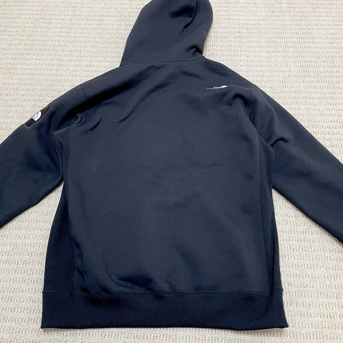 綺麗ノースフェイス 黒 パーカー フロントジップ 長袖_画像5