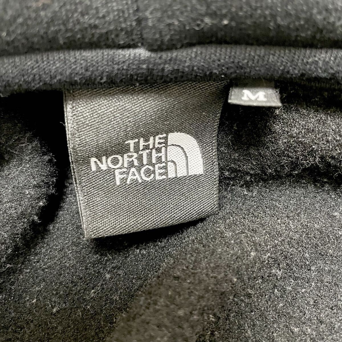 綺麗ノースフェイス 黒 パーカー フロントジップ 長袖_画像8