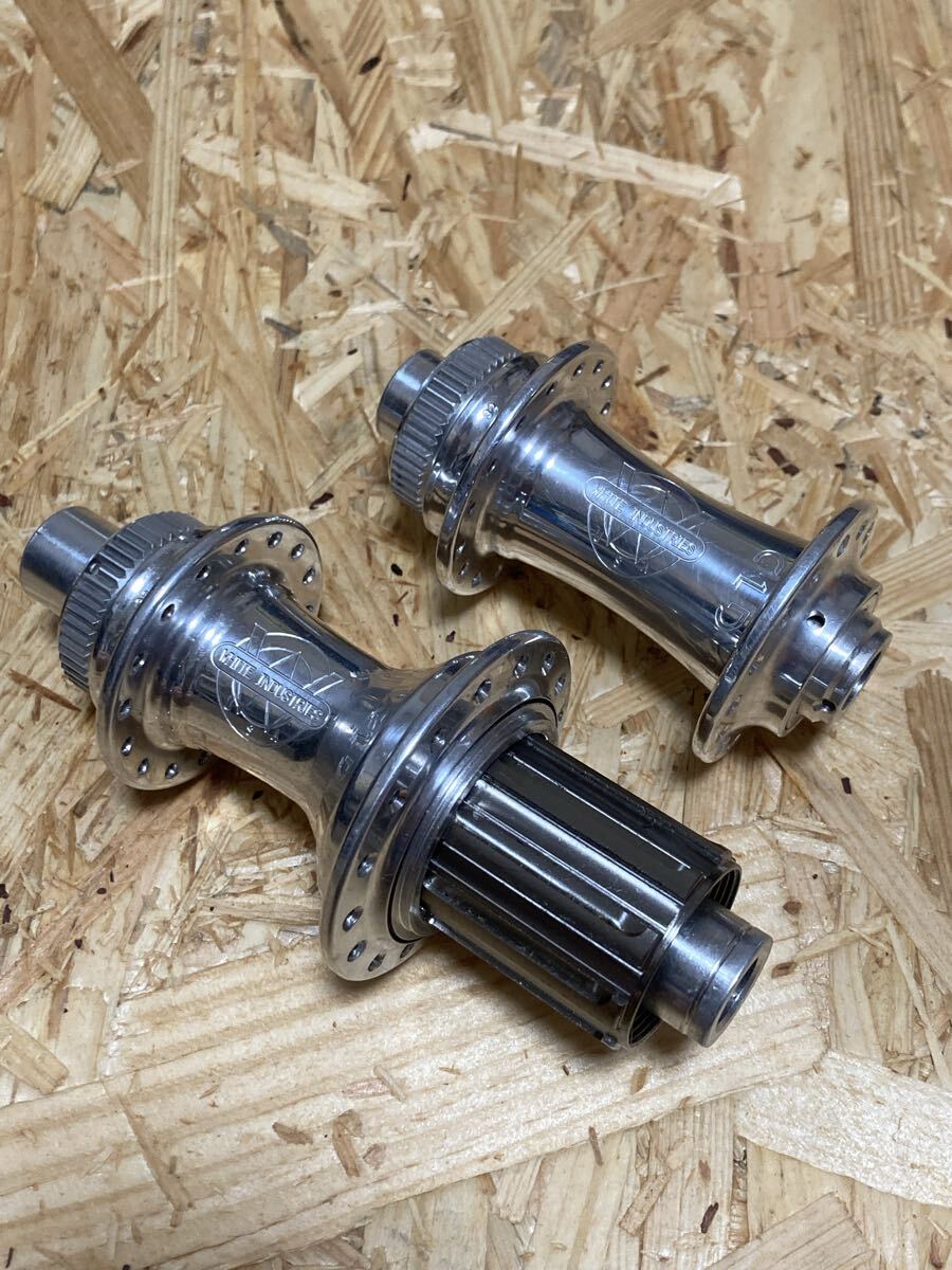 white industries CLD ハブ前後セット 100×12,142×12 シマノHG ホワイトインダストリーズ_画像1