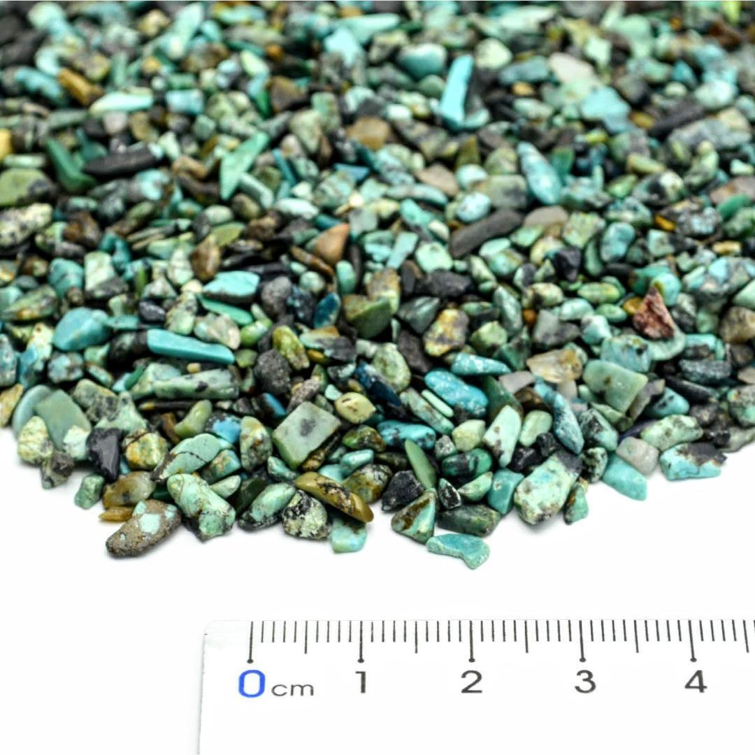 パキスタン産 AAA ターコイズ 浄化用 さざれ石 15g 天然石 チップ 風水 さざれ ポイント タンブル ナゲット 原石 レジン オルゴナイト 素材_画像2