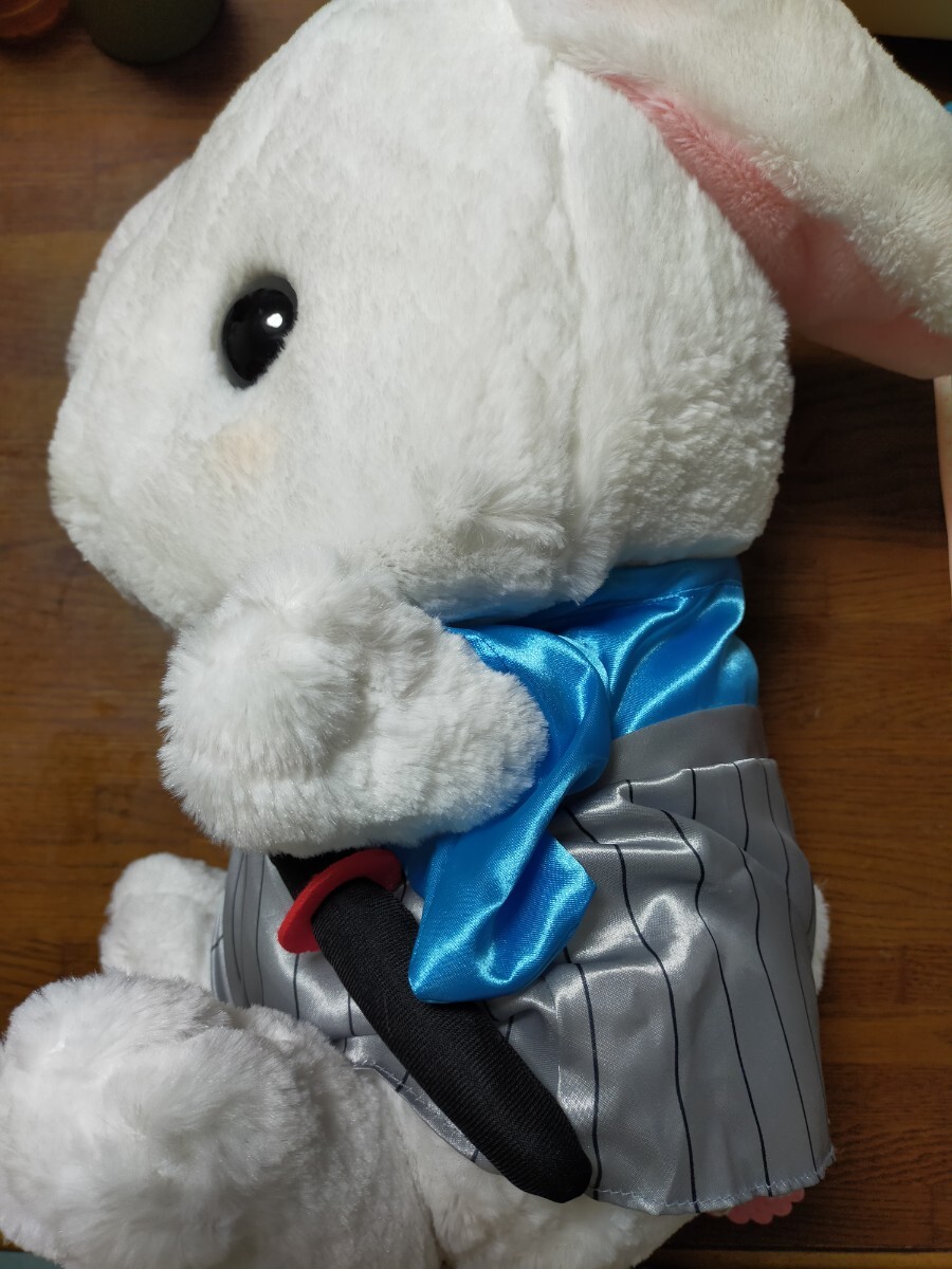 ☆送料無料☆高さ約40cm☆綿みっちり☆ぽてうさろっぴー しろっぴー ハイクオリティ和裝ウルトラBIG ぬいぐるみ GIGO限定 プライズ