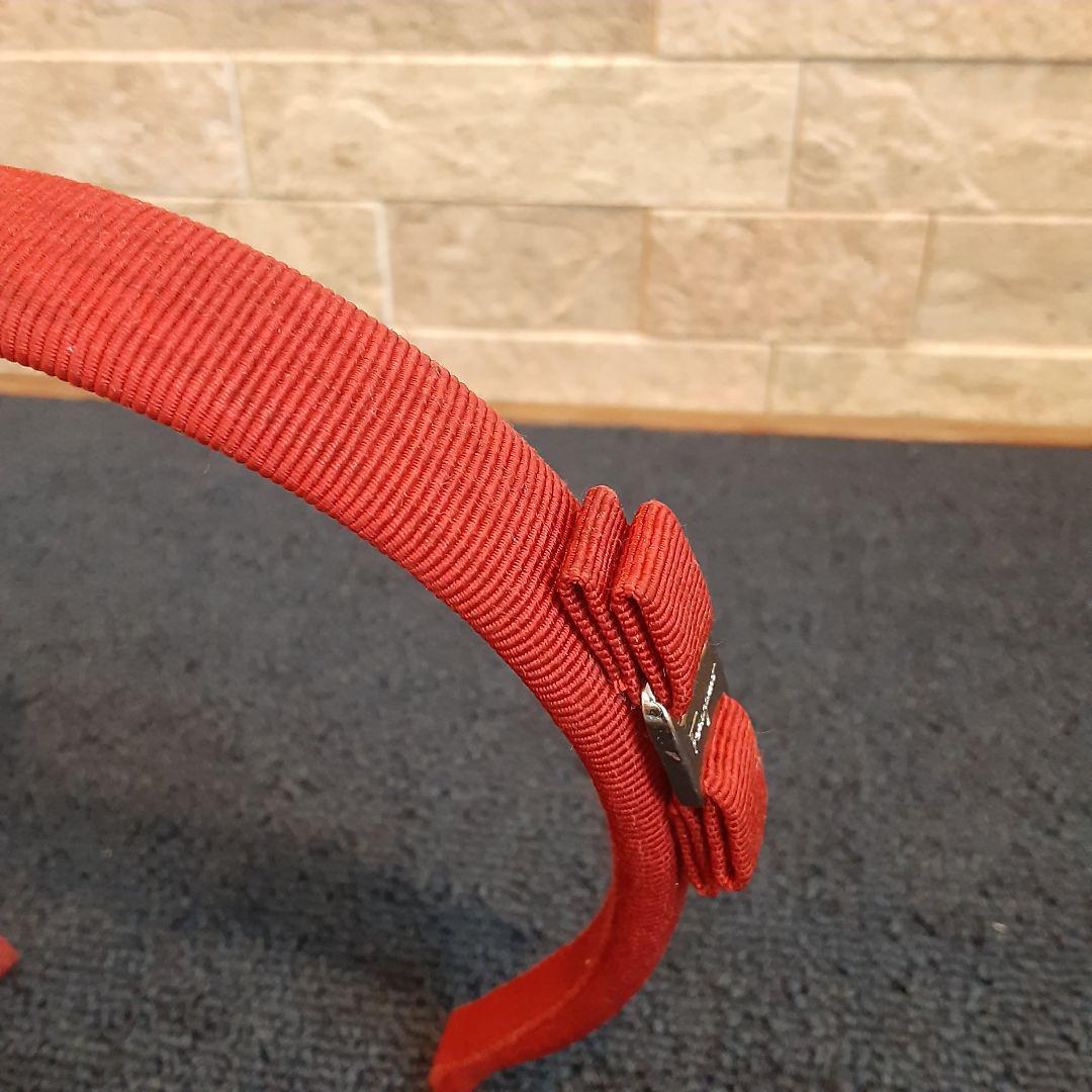 Ferragamo Ferragamo вельвет лента для волос красный лента-ободок 