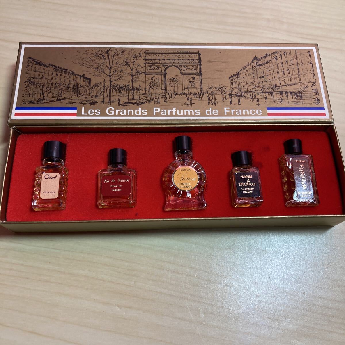 香水 ミニチュア セット Les Grands Parfums de France フレグランス パフューム 5個セット ミニ香水