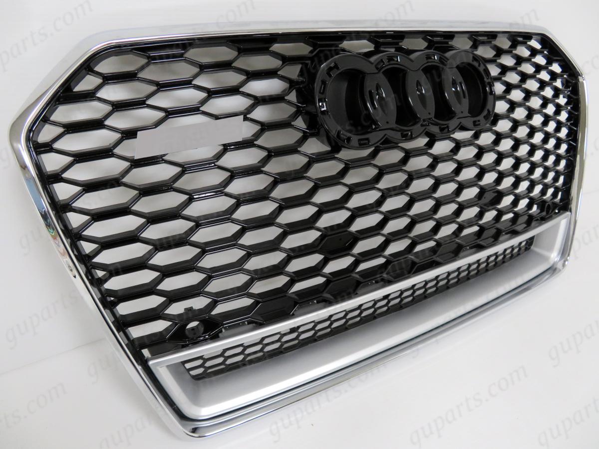  Audi A6 S6 4G серия поздняя версия - RS6 cuatro модель решётка передний бампер радиатор металлизированный 4GCRES 4GCYPS 4GCYG 4GCREB 4GCTGA