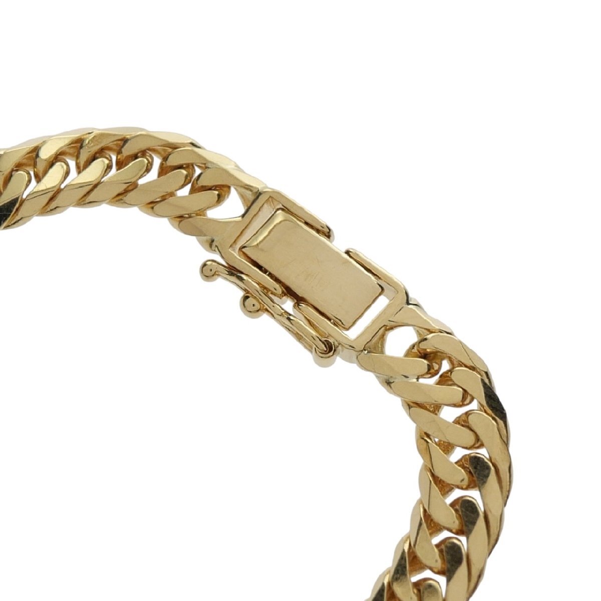 【新品】 喜平ブレスレット K18 18金 750 6面ダブル 20.2g 18cm 6.0mm キヘイ チェーン 金ブレス 造幣局検定マーク 20cm 20g メンズ_画像3