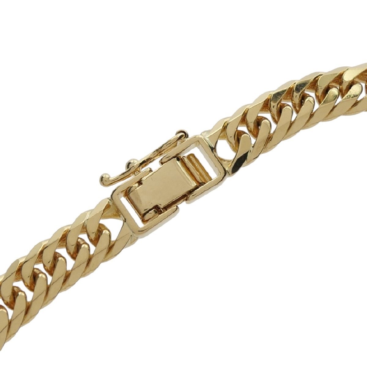 【新品】 喜平ブレスレット K18 18金 750 6面ダブル 20.2g 18cm 6.0mm キヘイ チェーン 金ブレス 造幣局検定マーク 20cm 20g メンズ_画像4