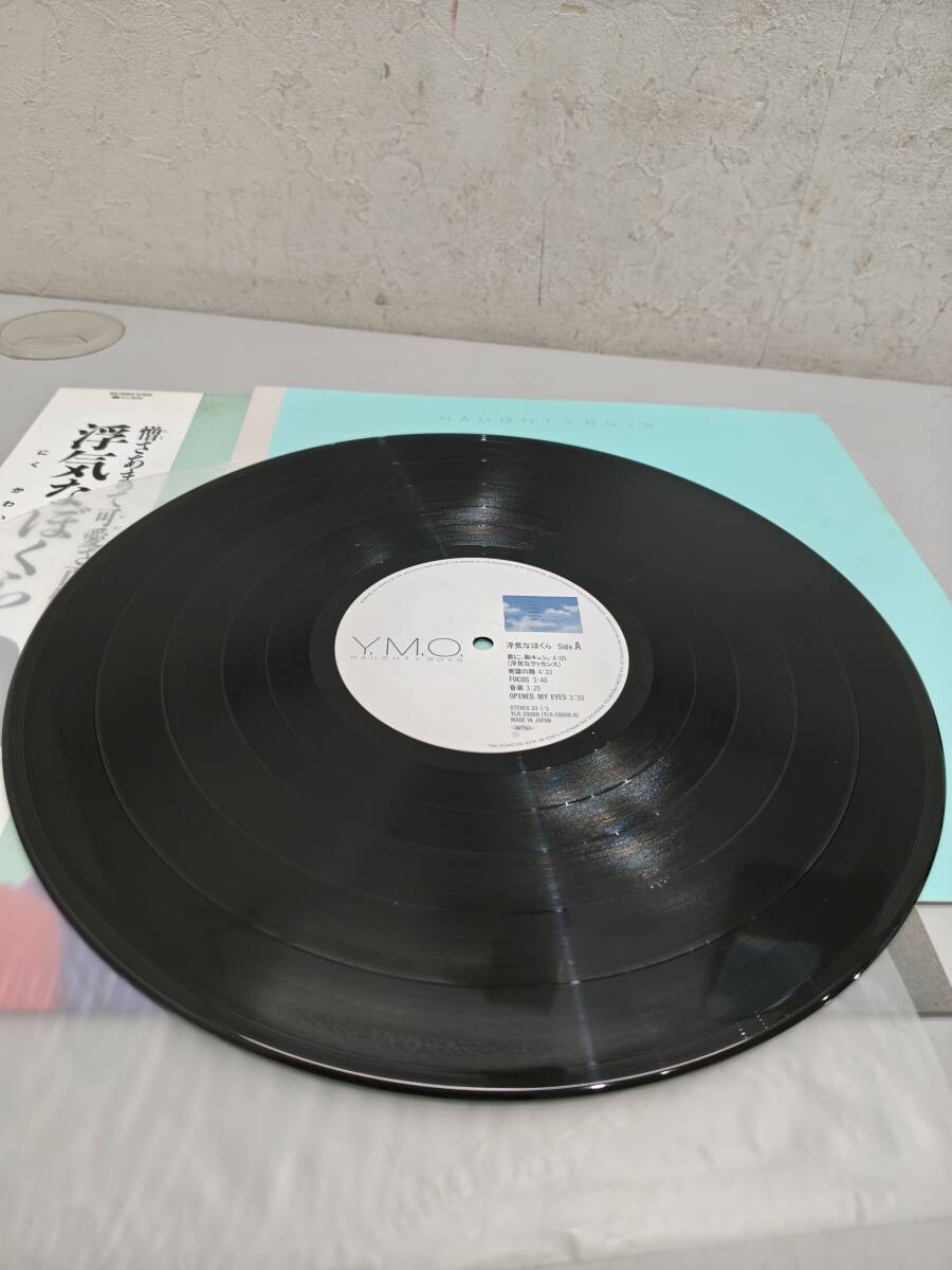70258★L(fēng)P レコード 帯付き Y.M.O. 「 NAUGHTY BOYS 浮気なぼくら 」
