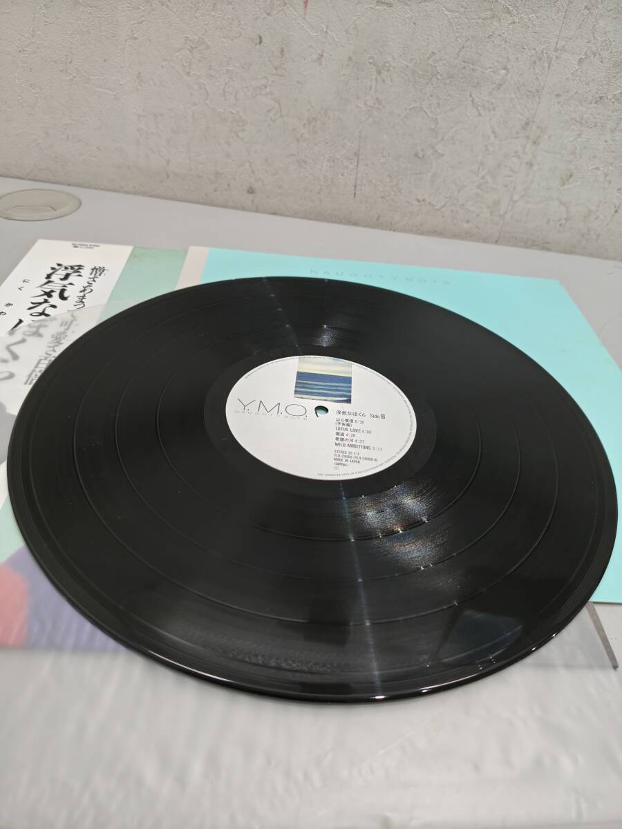 70258★L(fēng)P レコード 帯付き Y.M.O. 「 NAUGHTY BOYS 浮気なぼくら 」