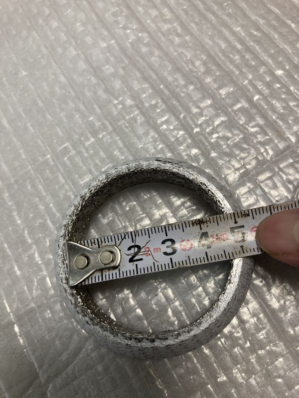 マフラーガスケット外径63mm内径47mm厚み18mm未使用品トヨタ純正_画像3