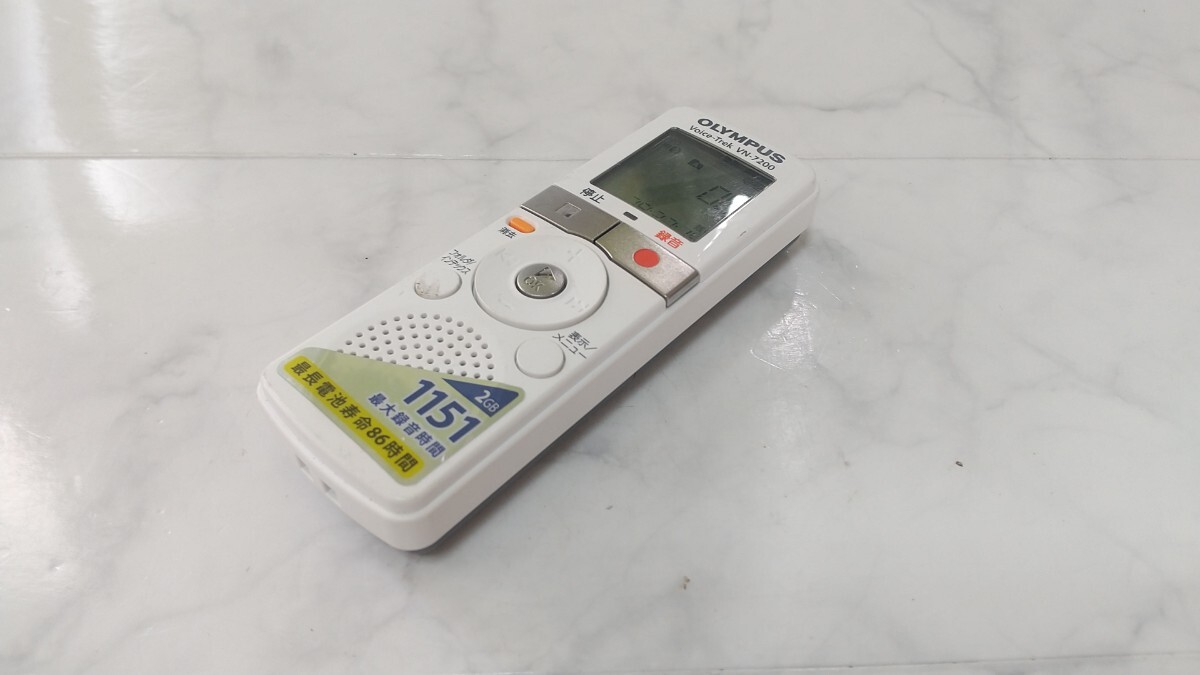K5035 OLYMPUS Voice-Trek VN-7200 IC RECORDER ボイスレコーダー ラジオレコーダー /オリンパス/ 動作OK 現状品 送料無料 _画像3