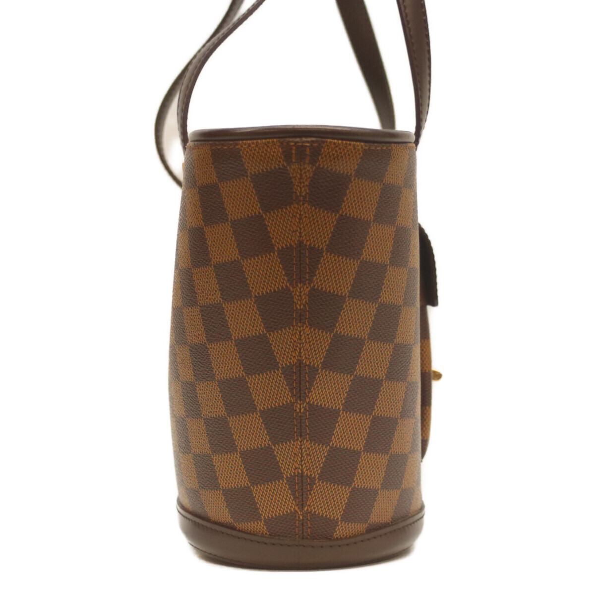 LOUIS VUITTON Louis Vuitton 08 год N51121 Damier manoskPM большая сумка Brown женский 