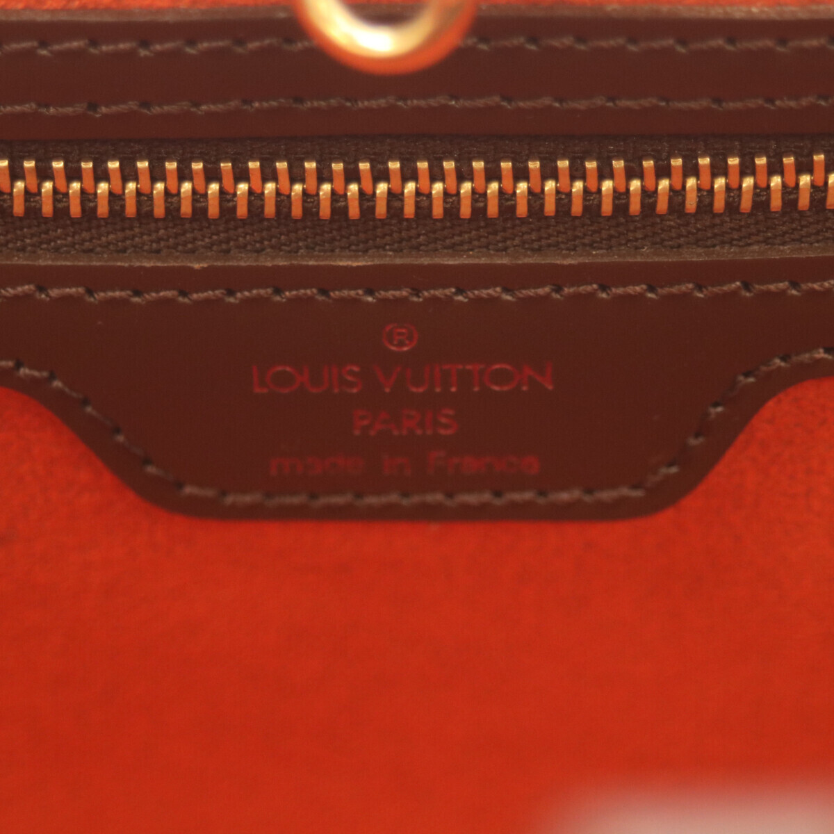 LOUIS VUITTON Louis Vuitton 08 год N51121 Damier manoskPM большая сумка Brown женский 