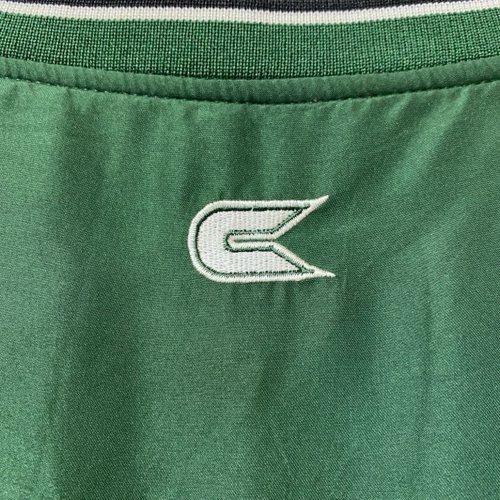 古着 used　Colosseum　長袖Vネックナイロンプルオーバー　ワッペン刺繍　SPARTANS　緑　グリーン　Lサイズ_画像5