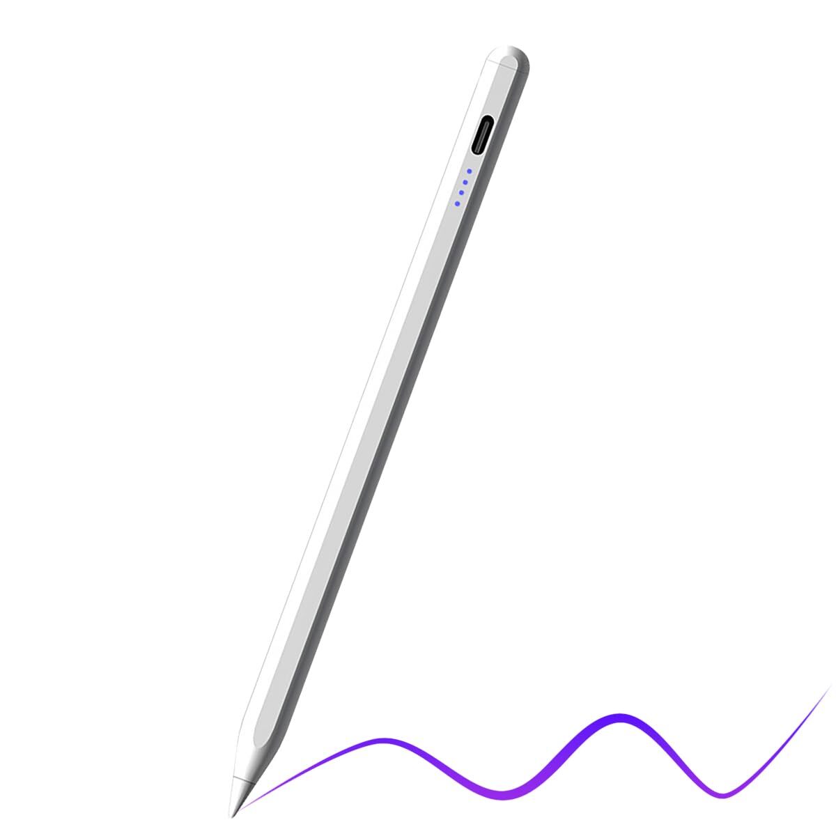誤作動防止機能対応 iPad用ペン 磁気吸着機能 耐摩 高精度 軽量 高感度 mini対応 スタイラスペン Air/iPad 極細_画像1