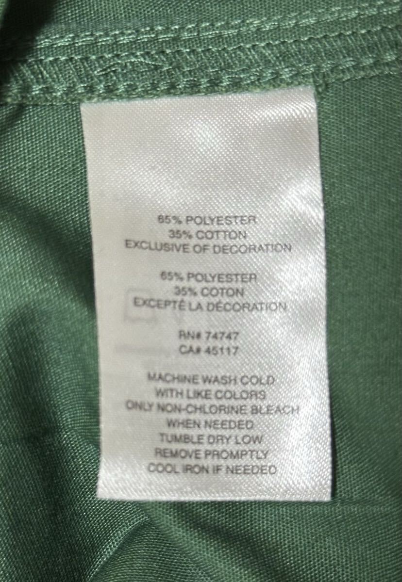 Bass Pro Shops SS Woven Shirt バスプロショップ 半袖シャツ ワークシャツ ボタンダウンシャツ グリーン 新品 未使用_画像7