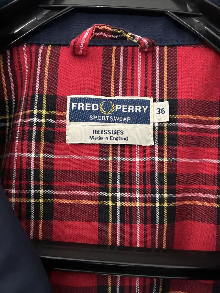 FRED PERRY Fred Perry Made In England Harrington Jacket