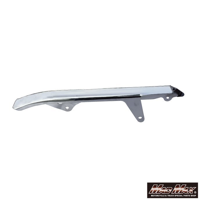 MADMAX バイク用品 KAWASAKI カワサキ ゼファー400/χ スチールメッキ製 チェーンケース/ZR400C ZEPHYR 旧車 修理 補修【送料800円】_画像3