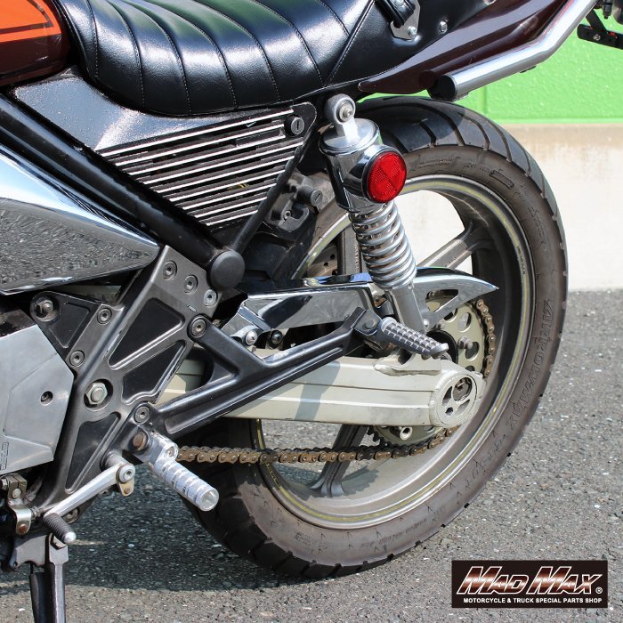 MADMAX バイク用品 KAWASAKI カワサキ ゼファー400/χ スチールメッキ製 チェーンケース/ZR400C ZEPHYR 旧車 修理 補修【送料800円】_画像6