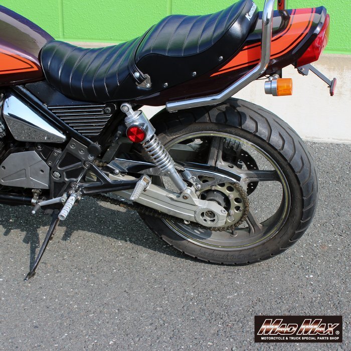 MADMAX バイク用品 KAWASAKI カワサキ ゼファー400/χ スチールメッキ製 チェーンケース/ZR400C ZEPHYR 旧車 修理 補修【送料800円】_画像7