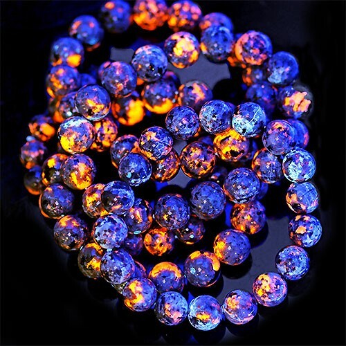 〔K1424-8m〕ユーパーライト Yooperlite 蛍光鉱物 ブレスレット【ランダム発送】_画像1