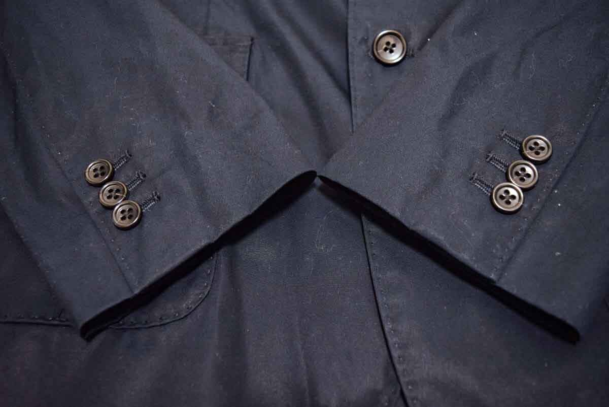 UNITED ARROWS ユナイテッド アローズ 2釦 コットン100% 紺 オールシーズン テーラード ブレザー ジャケット L (H0042513)_画像5