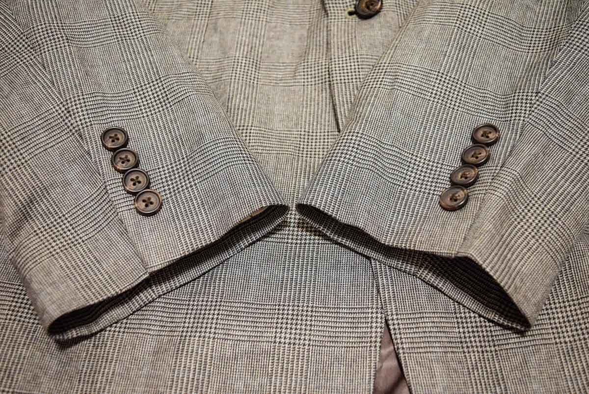 RALPH LAUREN ラルフローレン 2釦 レーヨン ポリ 上質手触り オールシーズン テーラード ブレザー ジャケット L (K0051407)_画像5