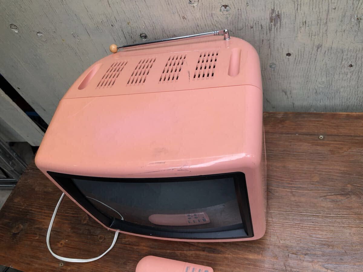 【ナショナルカラーテレビ/1987年制】TH-11S1 ブラウン管テレビ モニター ゲーム用 リモコン有り カラーテレビ