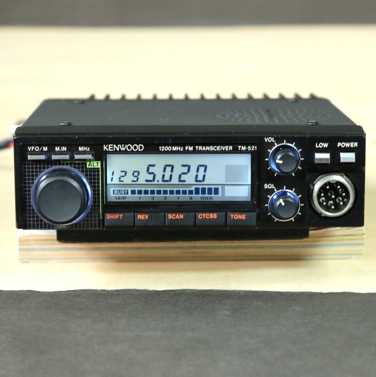 KENWOOD ケンウッド TM-521 1200MHz モービル機 高輝度 ブルー白色LED（TM-541 TM-531 FT-2312 IC-1201）_画像1