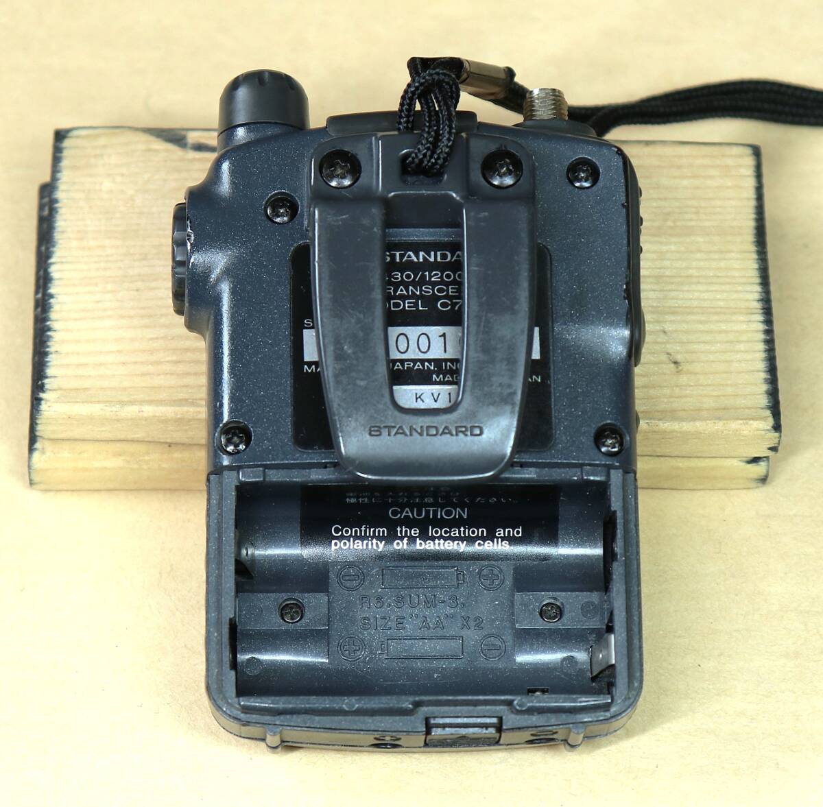 STANDARD スタンダード C701 144/430/1200MHz FMトリプル ハンディー、トーンスケルチ内蔵 ワイド受信 FM/AM 対応済_画像7