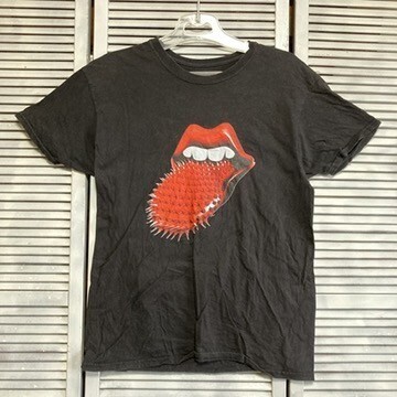 BLWQ 1円スタート 黒 バンド Tシャツ ローリングストーンズ スパイクタン ロック アーティスト 90s 00s ビンテージ 古著 卸 仕入れ