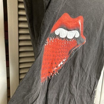 BLWQ 1円スタート 黒 バンド Tシャツ ローリングストーンズ スパイクタン ロック アーティスト 90s 00s ビンテージ 古著 卸 仕入れ