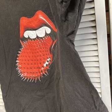 BLWQ 1円スタート 黒 バンド Tシャツ ローリングストーンズ スパイクタン ロック アーティスト 90s 00s ビンテージ 古著 卸 仕入れ