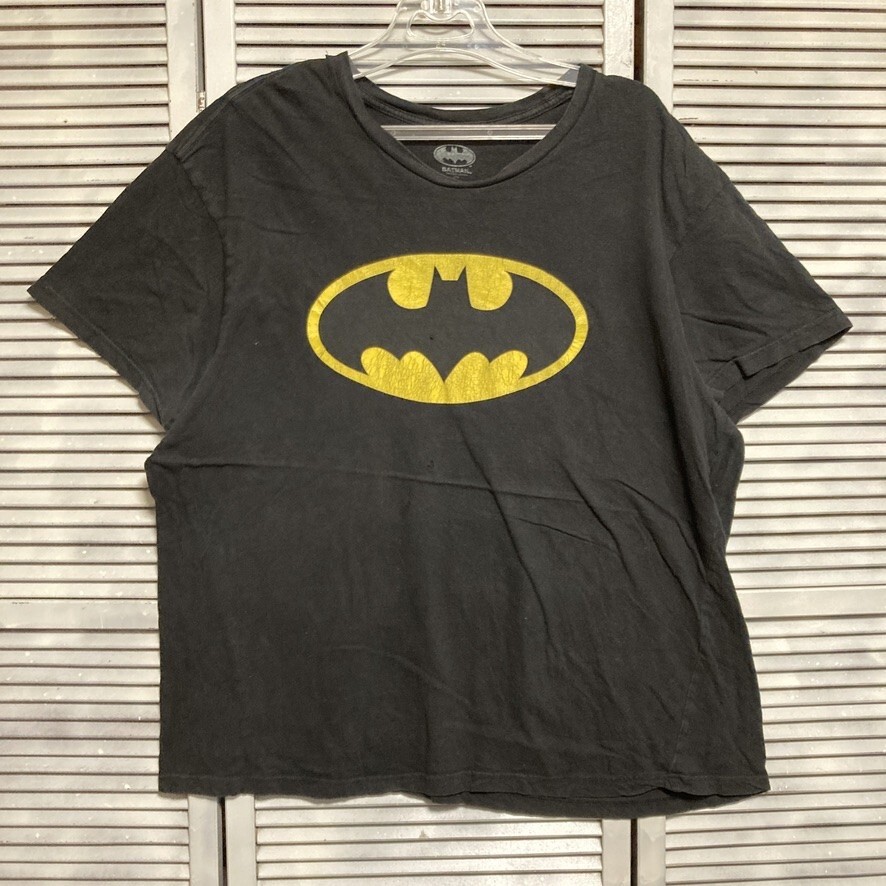 BiFF 1円スタート 黒 キャラ Tシャツ バットマン BATMAN アメコミ アメコミ ロゴ 90s 00s ビンテージ アメリカ 古着 ベール 卸 仕入れ kg_画像2