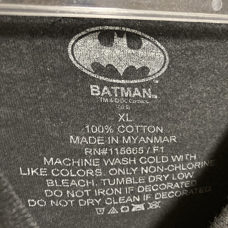 BiFF 1円スタート 黒 キャラ Tシャツ バットマン BATMAN アメコミ アメコミ ロゴ 90s 00s ビンテージ アメリカ 古着 ベール 卸 仕入れ kg_画像3