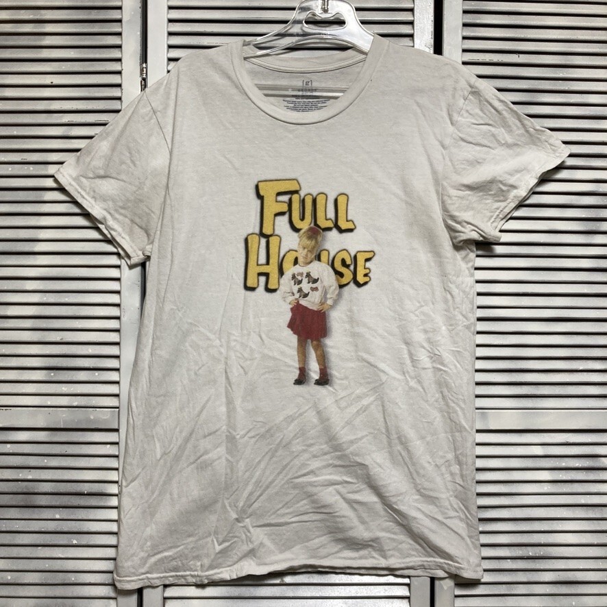 BLZI 1円スタート 白 ムービー Tシャツ フルハウス Full House ミシェル 海外 ドラマ 映畫 90s 00s ビンテージ 古著 ベール 卸 仕入れ kg