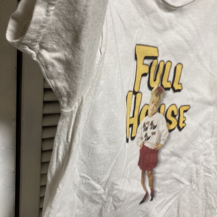 BLZI 1円スタート 白 ムービー Tシャツ フルハウス Full House ミシェル 海外 ドラマ 映畫 90s 00s ビンテージ 古著 ベール 卸 仕入れ kg
