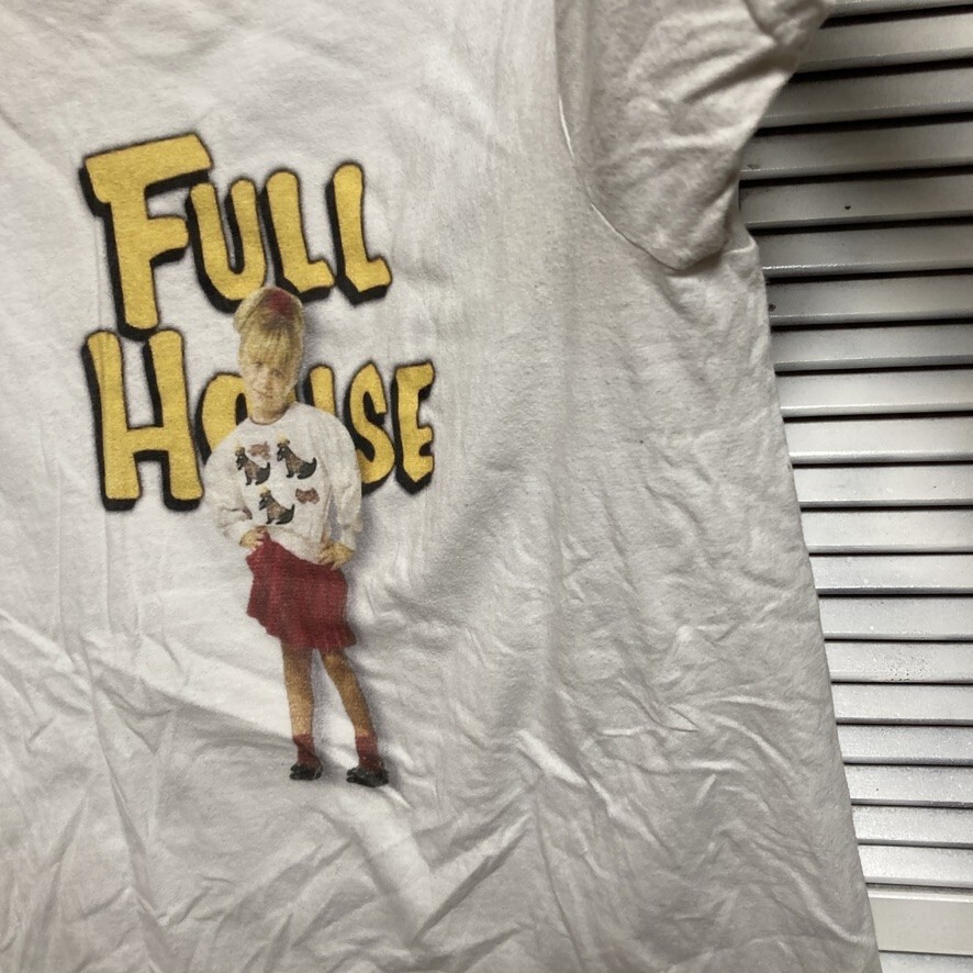 BLZI 1円スタート 白 ムービー Tシャツ フルハウス Full House ミシェル 海外 ドラマ 映畫 90s 00s ビンテージ 古著 ベール 卸 仕入れ kg