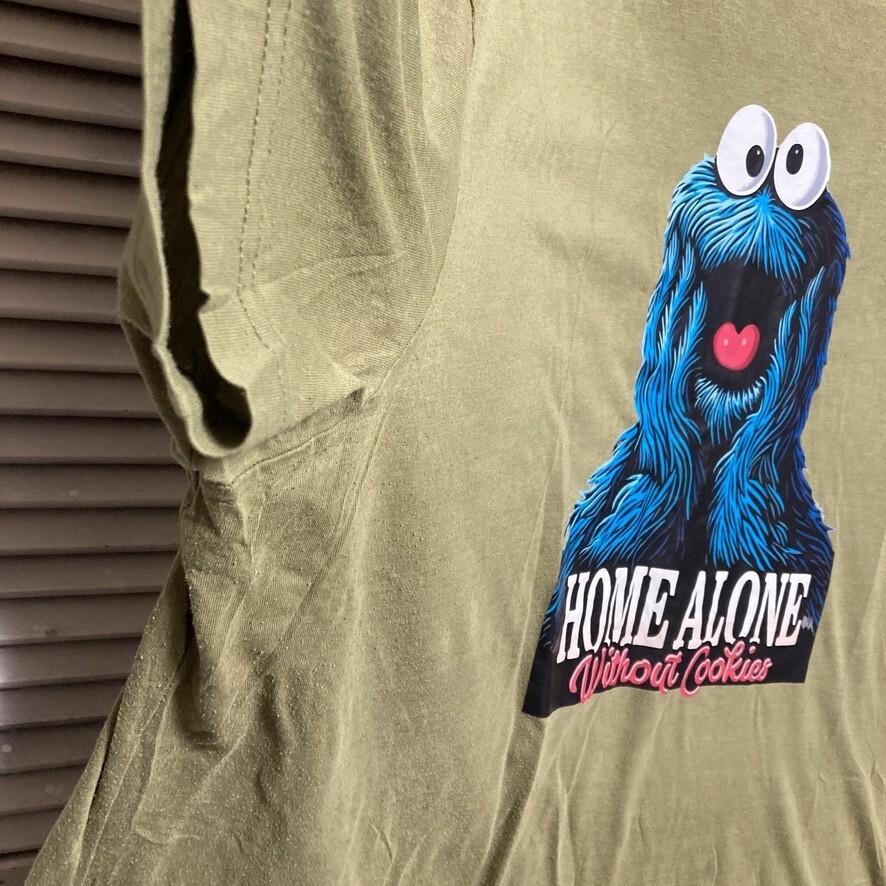 BLYF 1円スタート 緑 ムービー Tシャツ クッキーモンスター ホームアローン 映畫 洋畫 キャラ 90s 00s ビンテージ 古著 卸 仕入れ