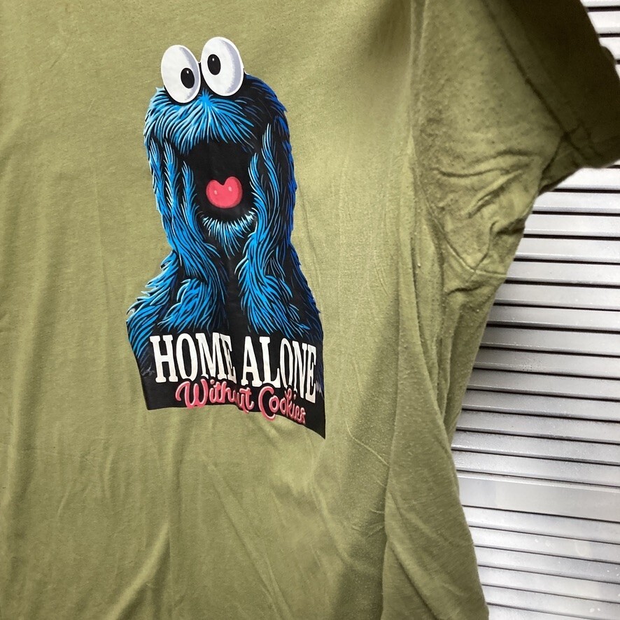 BLYF 1円スタート 緑 ムービー Tシャツ クッキーモンスター ホームアローン 映畫 洋畫 キャラ 90s 00s ビンテージ 古著 卸 仕入れ