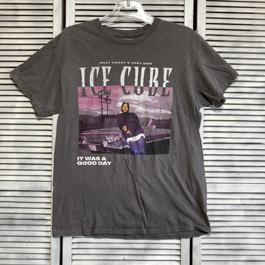 BLTX 1円スタート グレー ラップ Tシャツ アイスキューブ ヒップホップ ラッパー アーティスト 90s 00s ビンテージ 古著 卸 仕入れ