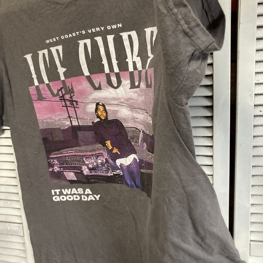 BLTX 1円スタート グレー ラップ Tシャツ アイスキューブ ヒップホップ ラッパー アーティスト 90s 00s ビンテージ 古著 卸 仕入れ