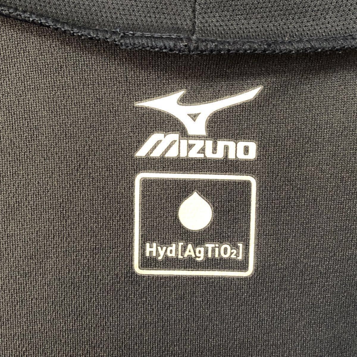 タグ付 未使用 ミズノMIZUNO ハイドロ銀チタン Hyd AgTiO2 アンダーウェア 長袖シャツ XLサイズ ディープネイビー