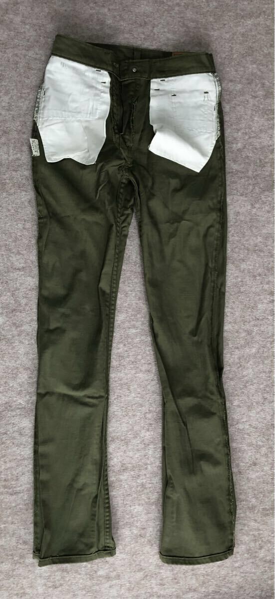 リーバイス Levi’s 553 W27 日本制 J09 チノパンツ カーキ系 カラージーンズ