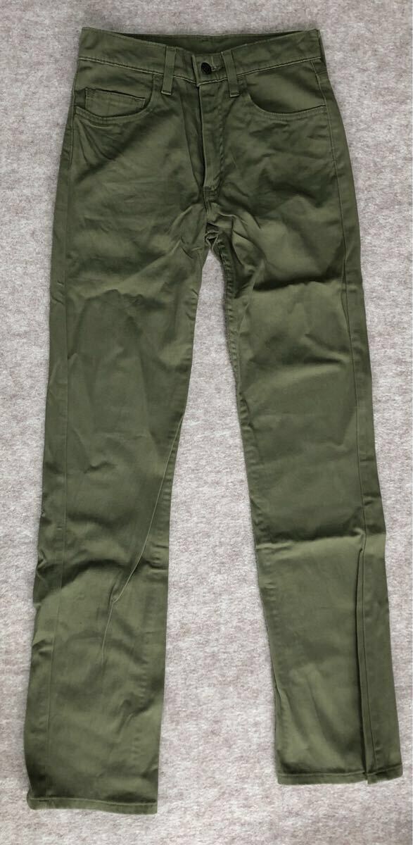 リーバイス Levi’s 553 W27 日本制 J09 チノパンツ カーキ系 カラージーンズ